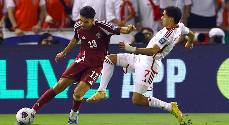 المنتخب القطري والإماراتي