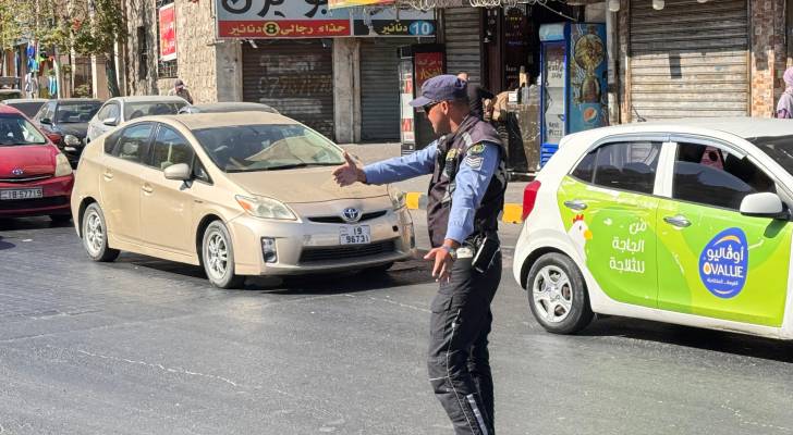شرطي سير في العاصمة عمان