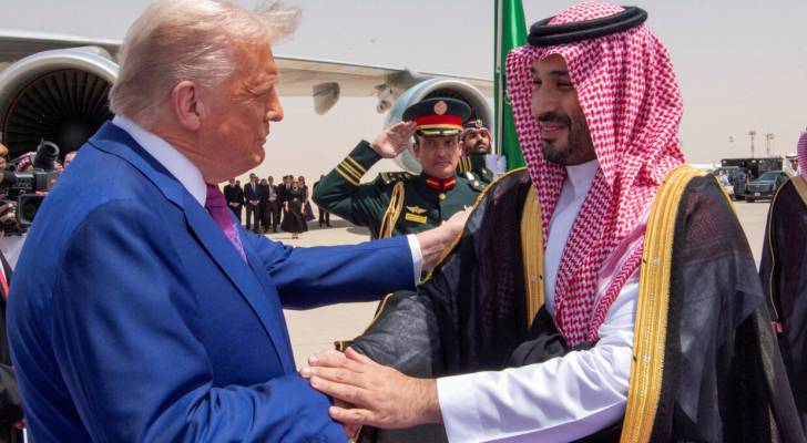 ولي العهد السعودي محمد بن سلمان والرئيس الامريكي ترمب