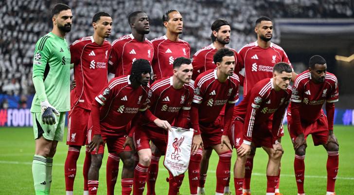 تشكيلة ليفربول للمباراة