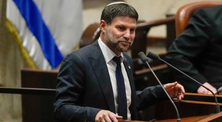 وزير المالية المتطرف في حكومة الاحتلال، بتسلئيل سموتريتش