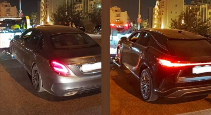 إدارة السير: ضبط مركبتين ظهرتا في فيديو تسيران على ممشى شارع الستين في عمان