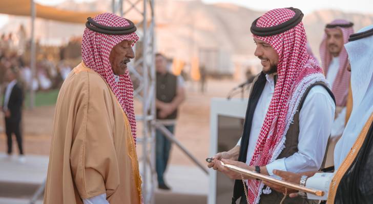 ولي العهد يرعى حفل ختام بطولة كأس العرب للهجن ومهرجان الأردن لسباقات الهجن والشعر النبطي