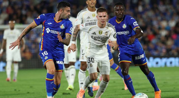 من مباراة ريال مدريد وخيتافي في الدوري الاسباني