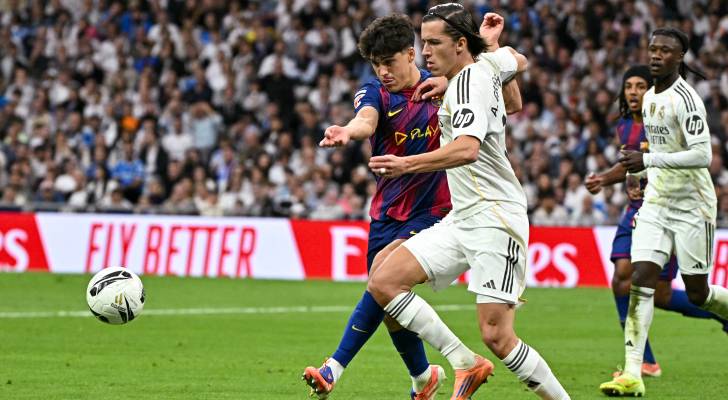 من مباراة ريال مدريد وبرشلونة