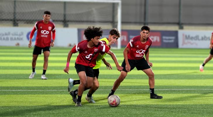 من تدريبات المنتخب الوطني
