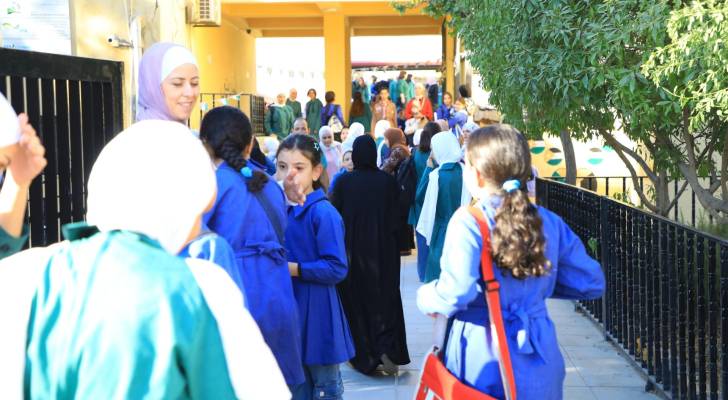 طلاب مدارس في الأردن