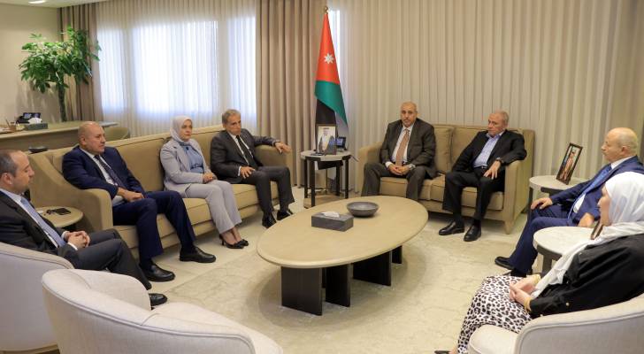 لقاء رئيس مجلس النواب، مازن القاضي، مع رئيس الوزراء الدكتور جعفر حسان