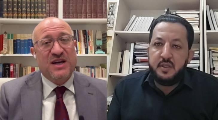 أستاذ النظرية السياسية الدكتور عبد الرحيم الشوبكي ومدير مجموعة "ريماركس" لتحليل العنف السياسي مراد بطل الشيشاني