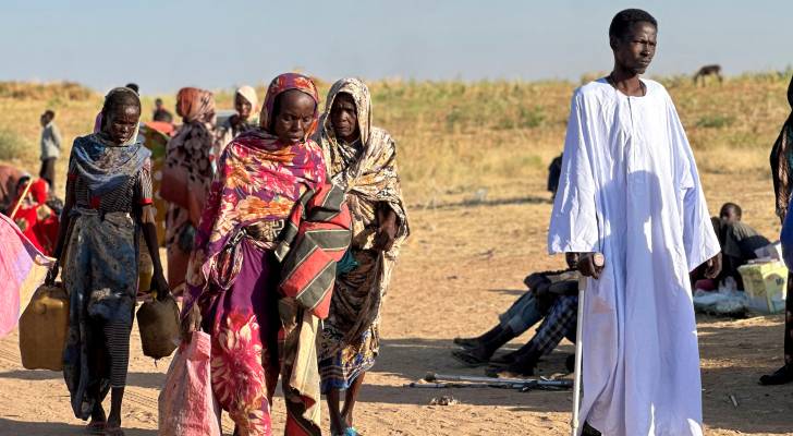نازحون سودانيون فروا من الفاشر بعد سقوط المدينة في أيدي قوات الدعم السريع