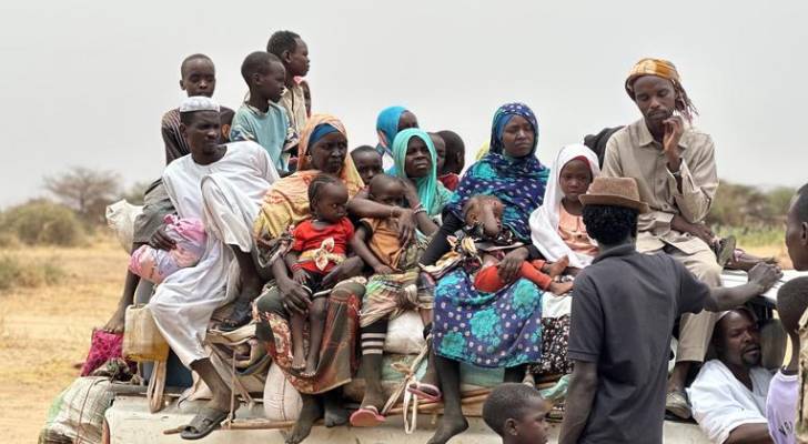 نزوح المواطنين السودانيين
