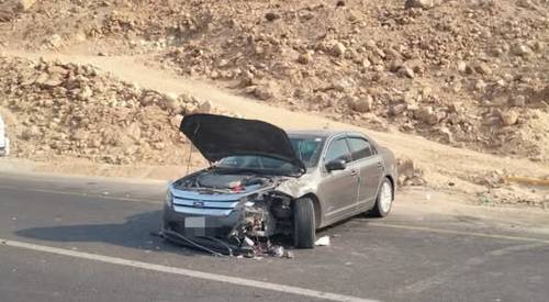 "الدوريات الخارجية": حادث تصادم بعد فنادق البحر الميت باتجاه الجنوب.. وإعاقة للمسرب الأيمن