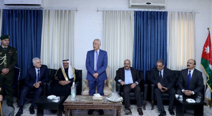 العيسوي يعزي عشائر الظهراوي وحداد والخراشقة والمحمد وأبو جبارة
