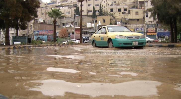 سيول في العاصة عمان .. ارشيفية