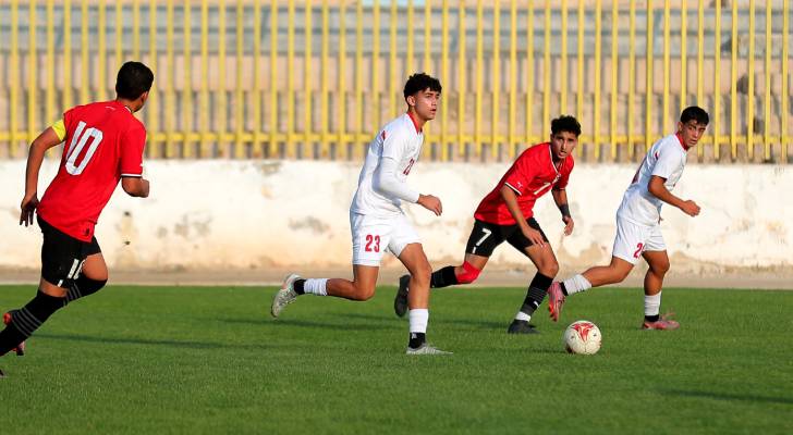 من مباراة الأردن ومصر