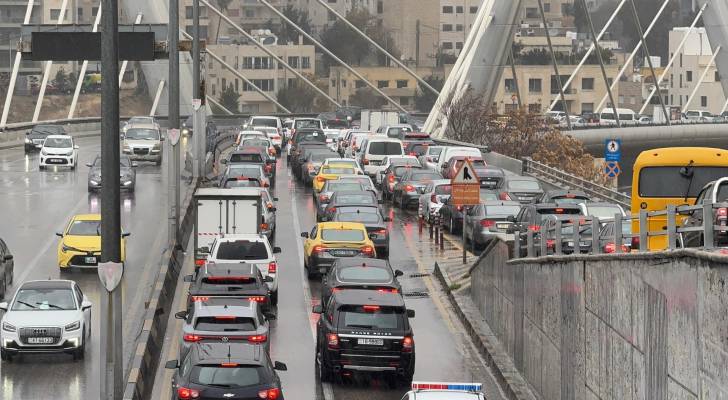 طقس ماطر في العاصمة عمان