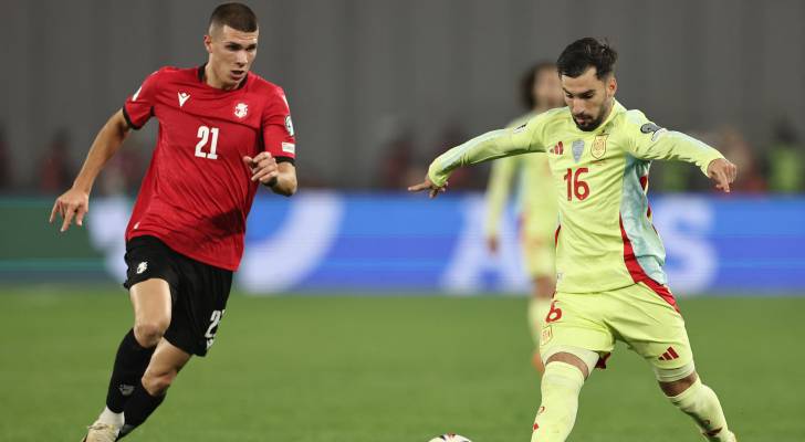 من مباراة إسبانيا وجورجيا