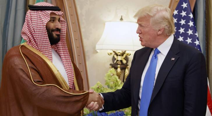 ولي العهد السعودي محمد بن سلمان والرئيس الأمريكي دونالد ترمب