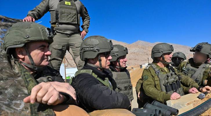 نتنياهو "يتجول" في جنوب سوريا برفقة كاتس وزامير