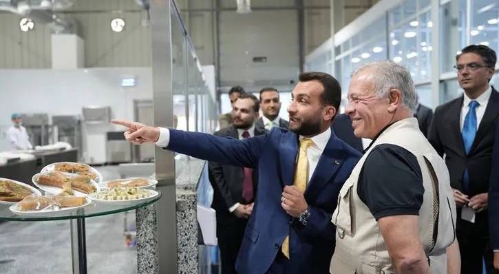 رسالة شكر وتقدير لجلالة الملك بعد زيارته مصنع حلويات الحاج محمود حبيبة وأولاده في القسطل