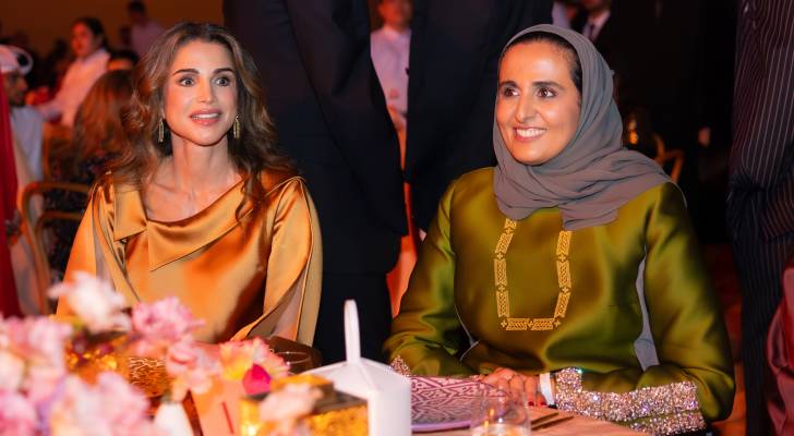 الملكة رانيا العبدالله تشارك في عشاء خيري بالدوحة