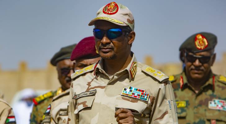 قائد الدعم السريع في السودان حميدتي
