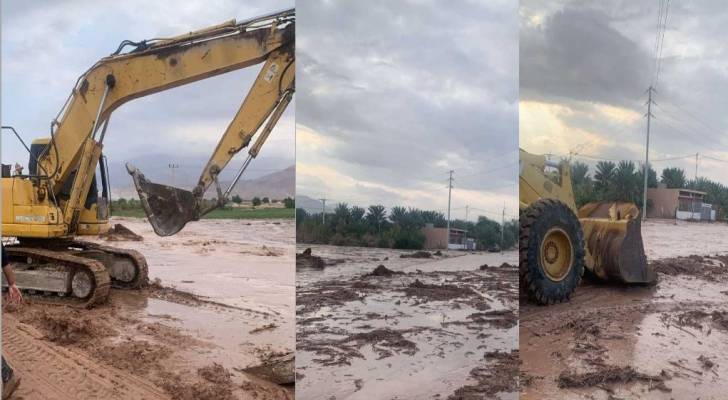 "الدوريات الخارجية": إغلاق طريق وادي عربة بسبب ارتفاع منسوب المياه