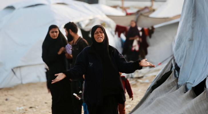 معاناة أهالي قطاع غزة بسبب مياه الأمطار