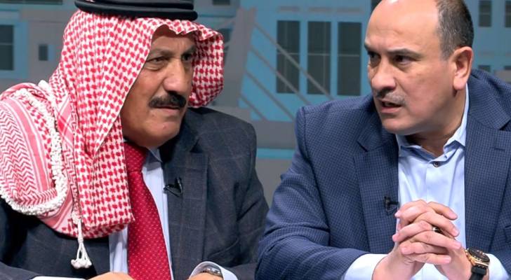 أعضاء مجلس الأعيان عمر العياصرة وغازي الذنيبات