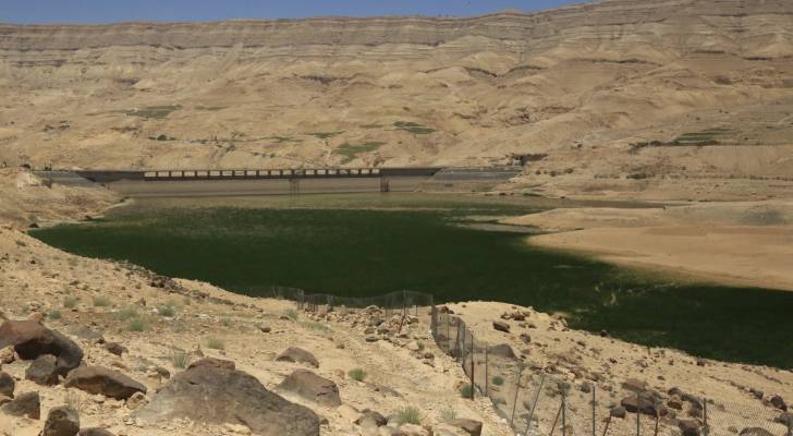 احدى السدود في الأردن