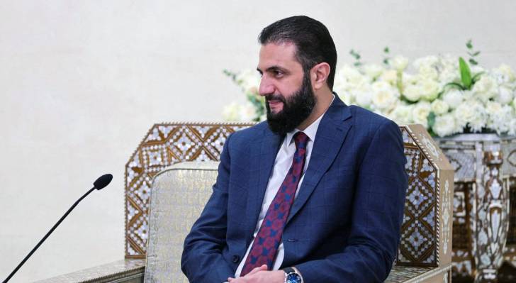 الرئيس السوري أحمد الشرع