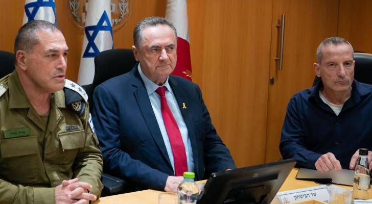 رئيس أركان جيش الاحتلال ايال زامير ووزير حرب الاحتلال كاتس
