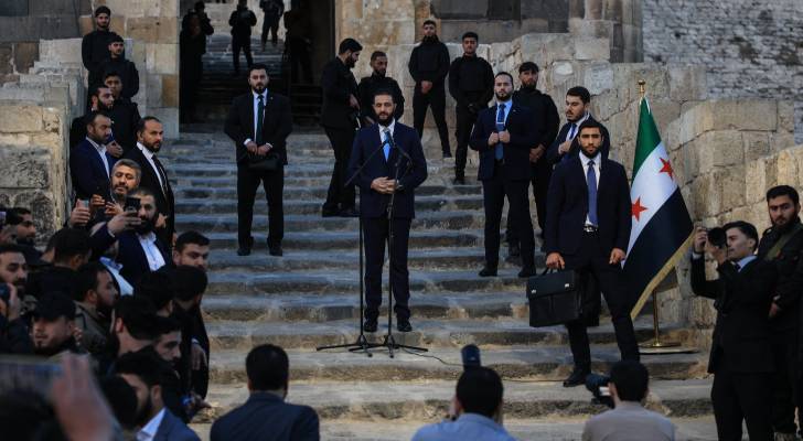 الرئيس السوري أحمد الشرع في حلب