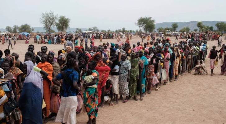 نزوح الاهالي في السودان .. ارشيفية