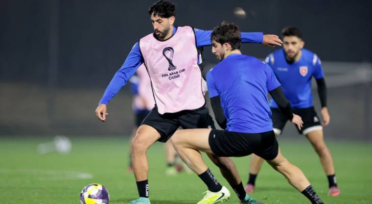 من تدريبات المنتخب الأردني