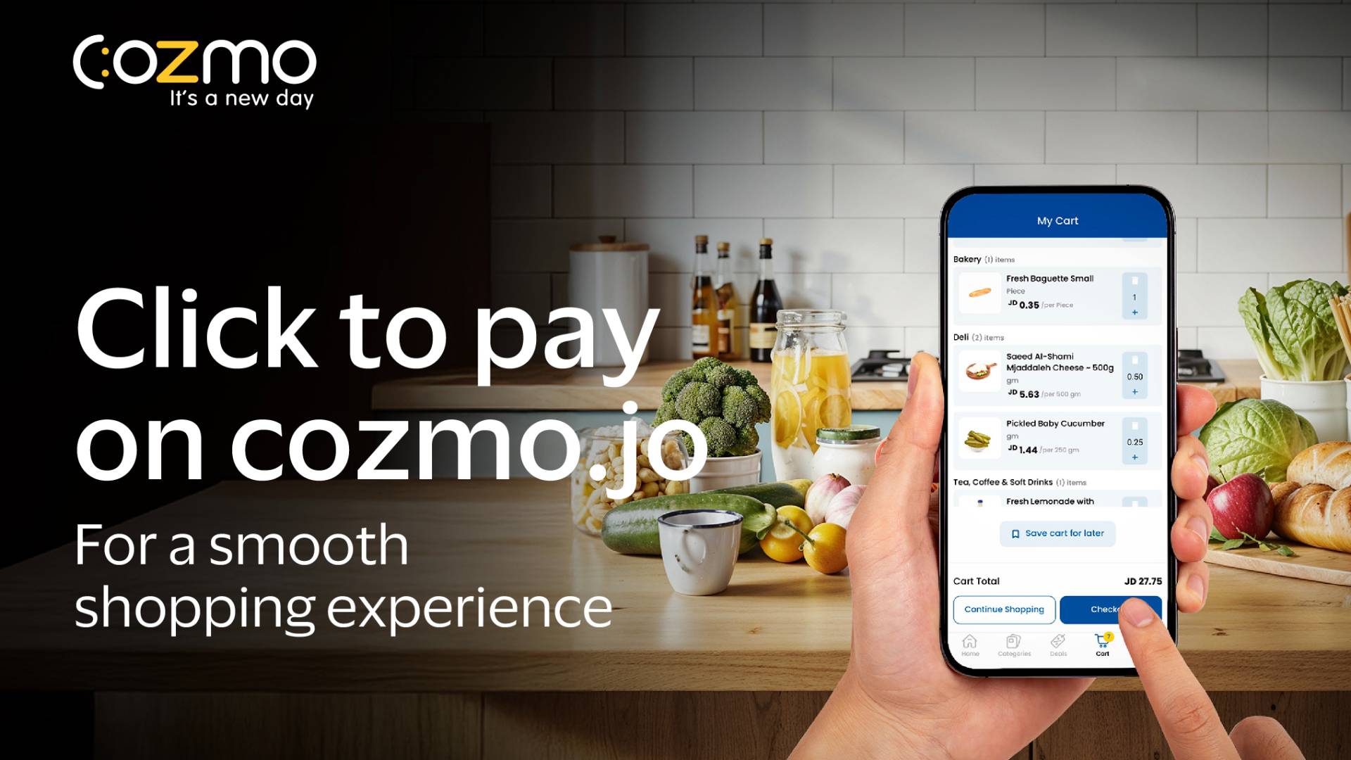 لأول مرة في الأردن، Cozmo.jo و Visa تطلقان خدمة Visa Click to Pay لتجربة دفع إلكترونية أسرع وأكثر أمانا