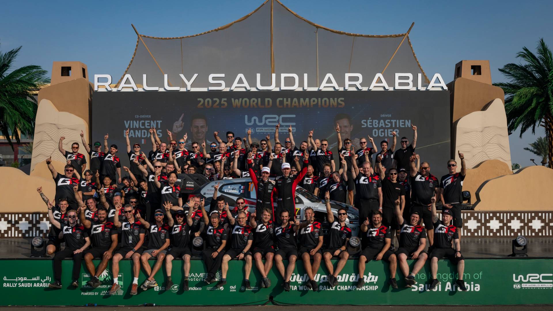 تتويج فريق تويوتا جازو للسباقات بلقب بطولة العالم وأوجييه يحصد لقبه العالمي التاسع مع الفريق