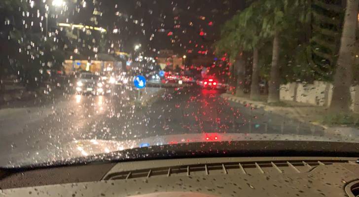 أمطار في العاصمة عمان "أرشيفية"