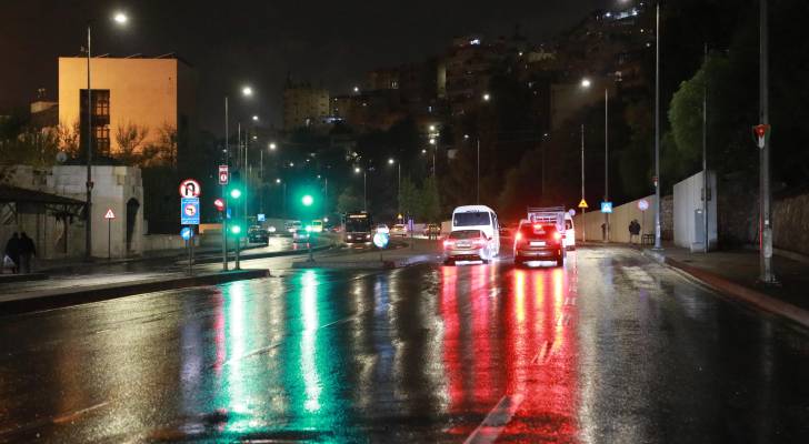 امطار في العاصمة عمان