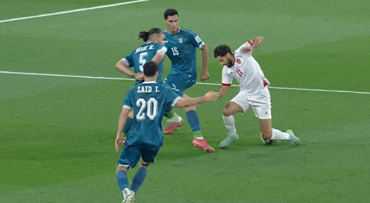 إصابة لاعب منتخب النشامى يزن النعيمات