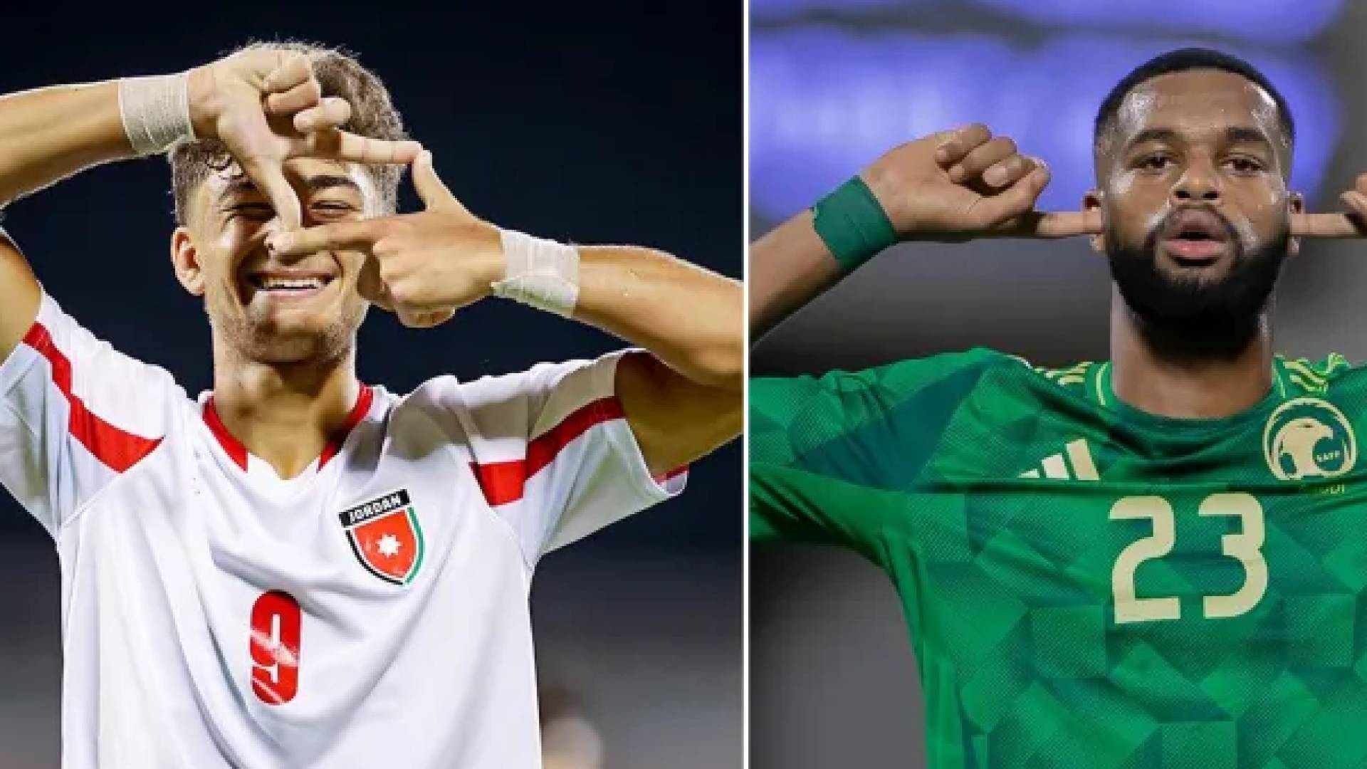 نصف نهائي مشتعل.. السعودية والاردن يتنافسان على بطاقة العبور لنهائي كاس العرب 