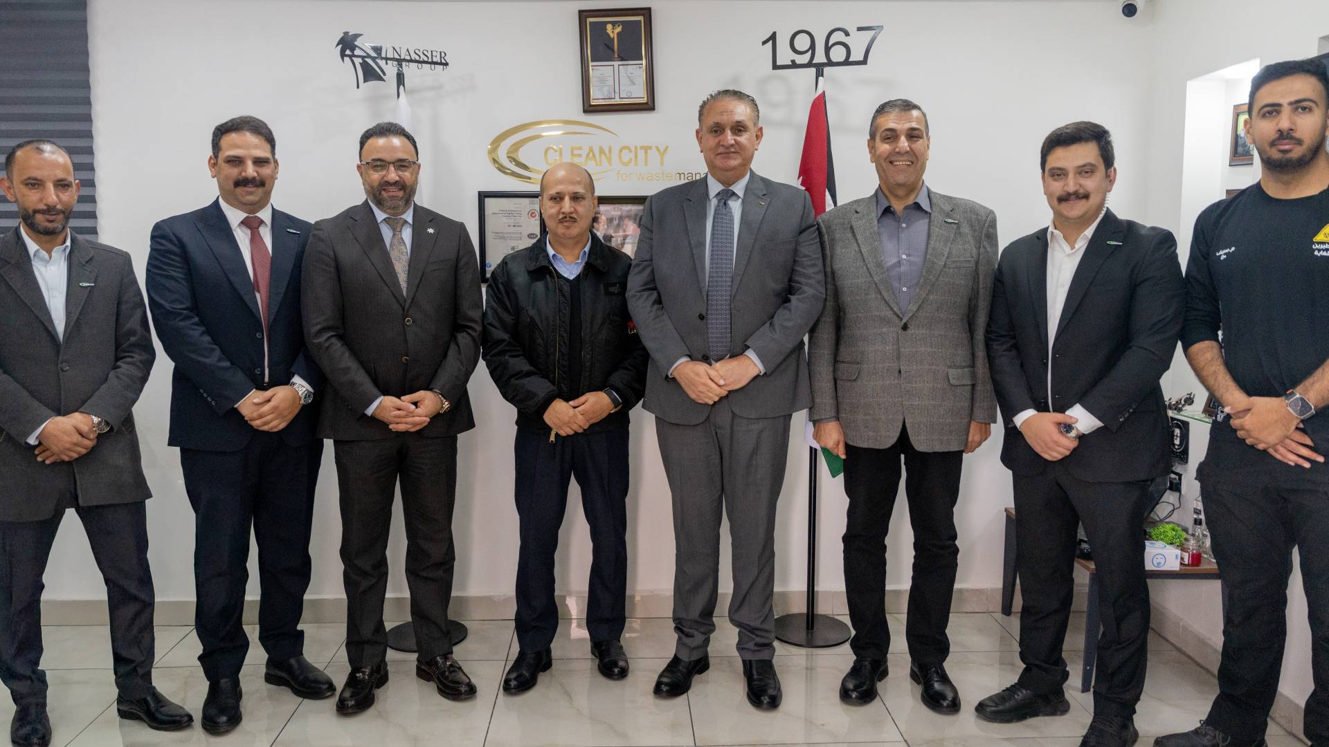 وزير البيئة يزور شركة البيئة الخضراء (كلين سيتي)