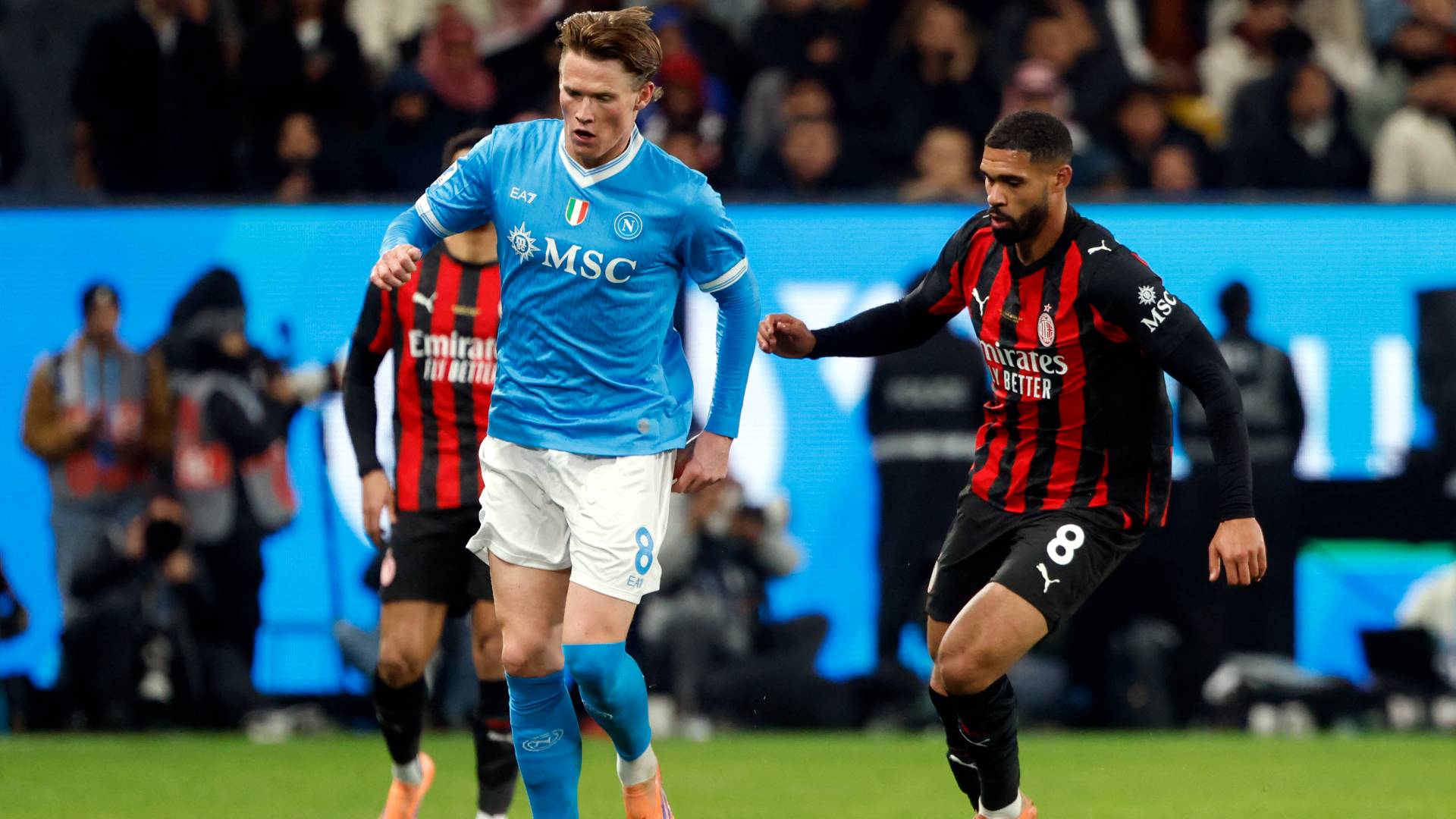 من "الأول بارك" بالرياض.. نابولي يجرد ميلان من لقبه ويحجز مقعده في نهائي السوبر الإيطالي