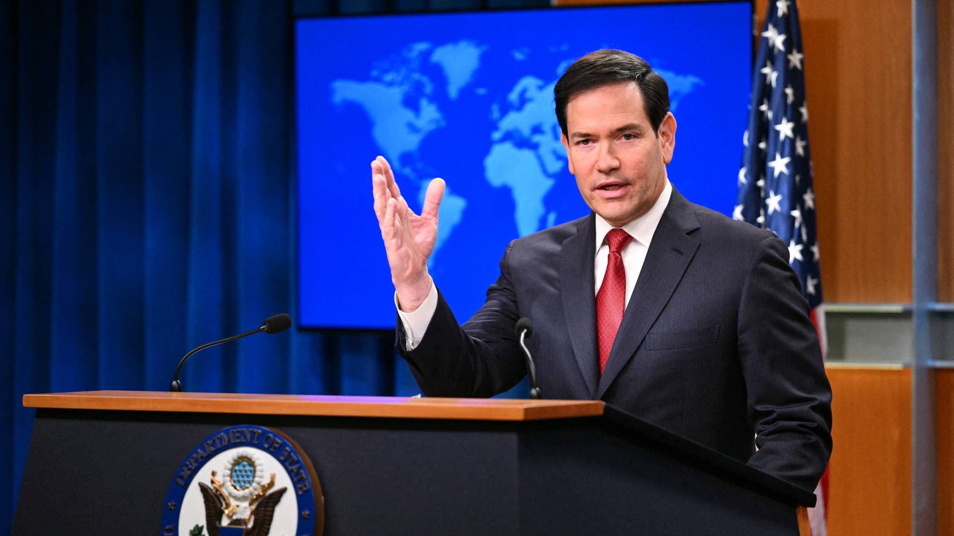 وزير الخارجية الأمريكي: لا يمكن لحماس أن تبقى في موقع يهدد "إسرائيل" - فيديو