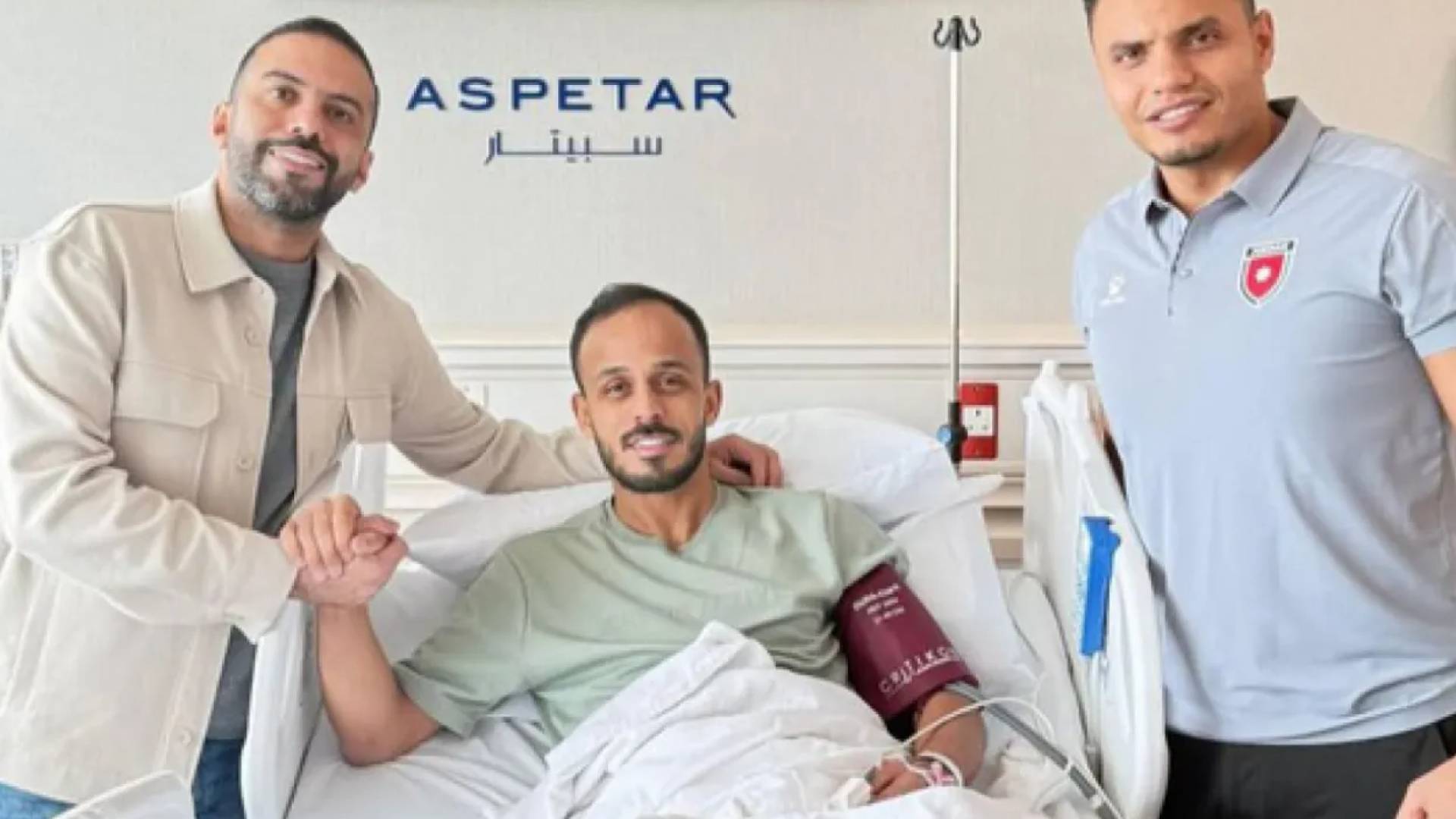 جراحة ناجحة لنجم "النشامى" أدهم القريشي في "سبيتار"