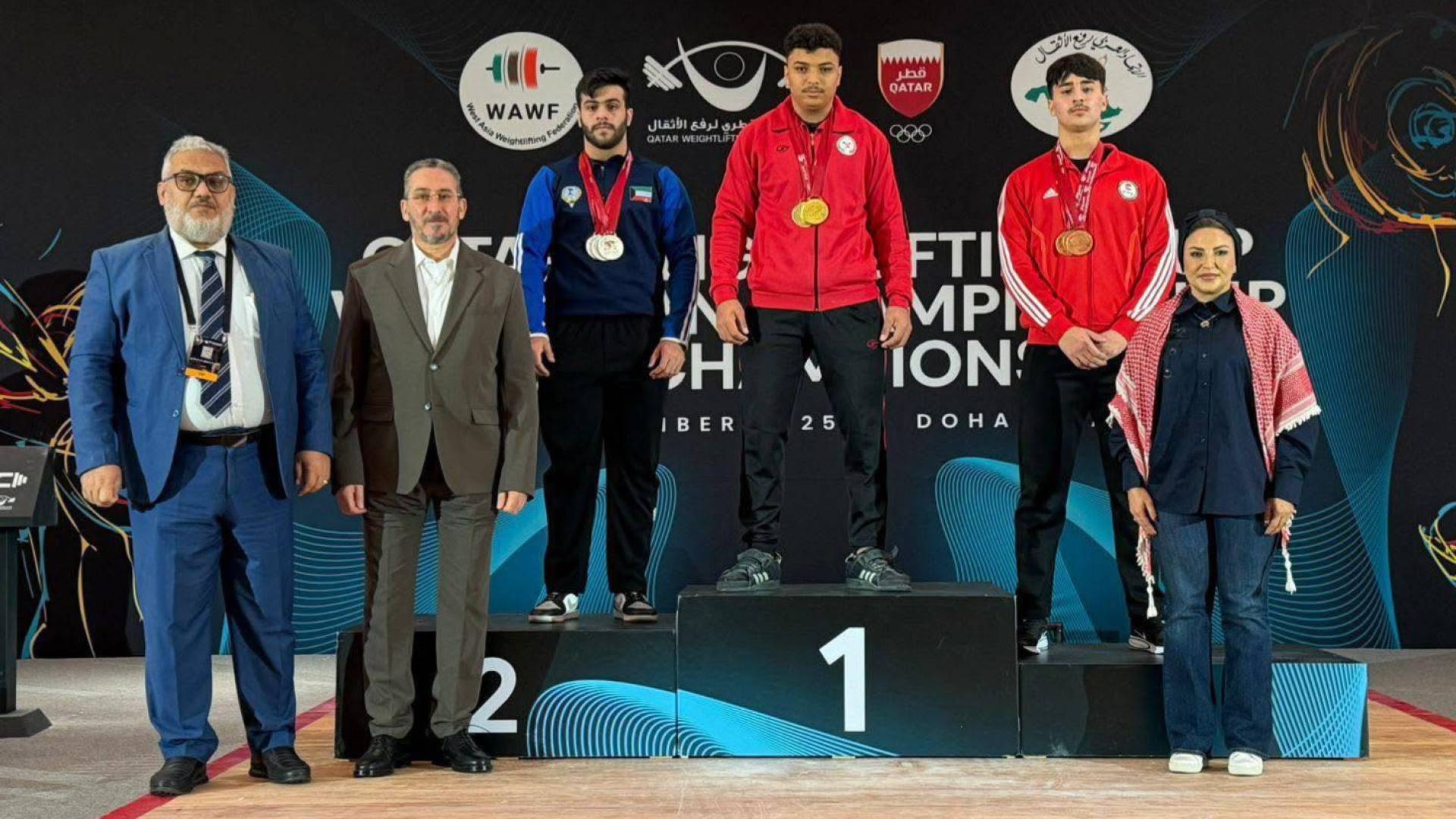 أثقال الأردن تتزين بذهب وفضة العرب: حصاد تاريخي للنشامى