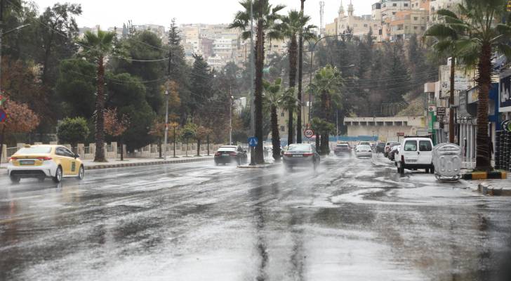 المنخفض الجوي في الأردن