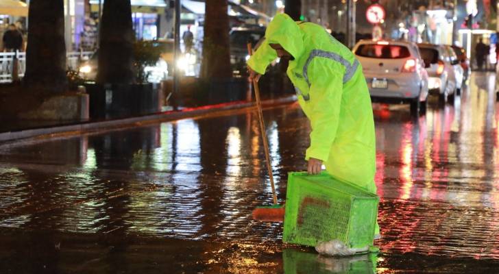 أمطار في العاصمة عمان