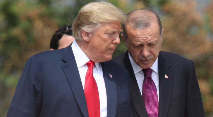 الرئيس الأمريكي دونالد ترمب والرئيس التركي رجب طيب أردوغان