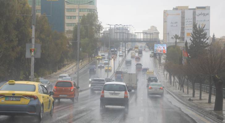 أمطار في العاصمة عمان